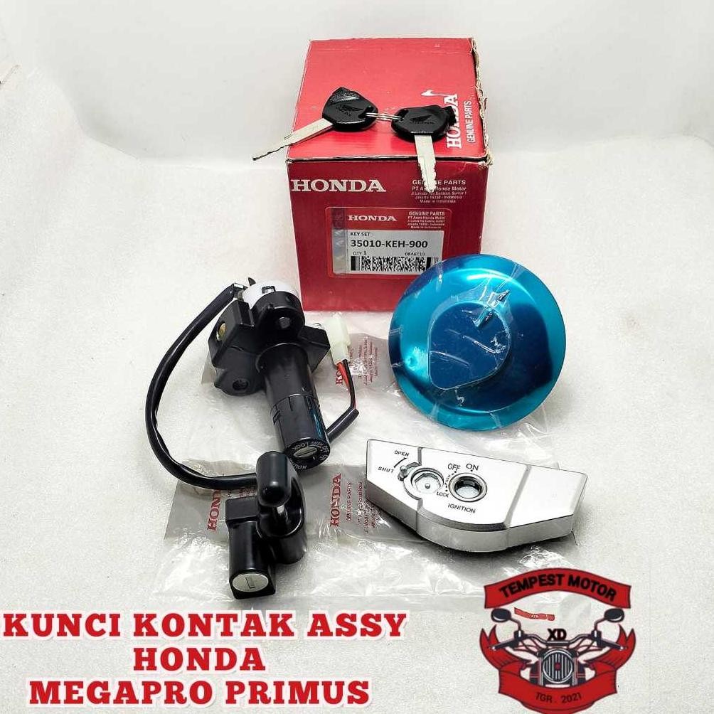 KUNCI KONTAK SET MEGAPRO PRIMUS KUNCI KONTAK HONDA KEH MEGA PRO PRIMUS KEYSET KEY SET ORI MEGAPRO