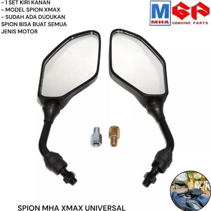 Spion Model Xmax Universal Beat Vario Mio Scoopy Nmax Pcx Chrome Termurah