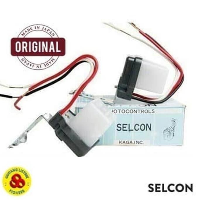 BEBAS ONGKIR - FOTOSEL SELCON PHOTOCELL 6A SENSOR CAHAYA PHOTOCELL SELCON 6 A