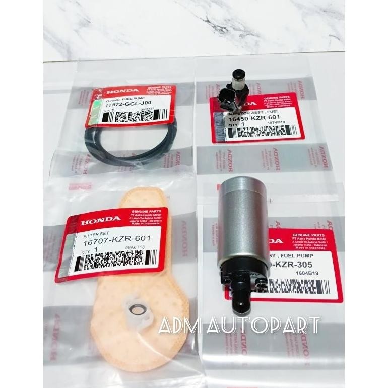 Paket 4aitem rotak KZR+Injektor KZR+Filter fuel pump  KZR+Oring, Vario 125 Fi Old Vario 125 esp LED 