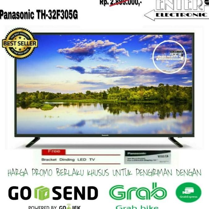 TV LED PANASONIC TH-32F305G 32 INCH IPS PANEL + FREE BRACKET DINDING STOK TERBATAS