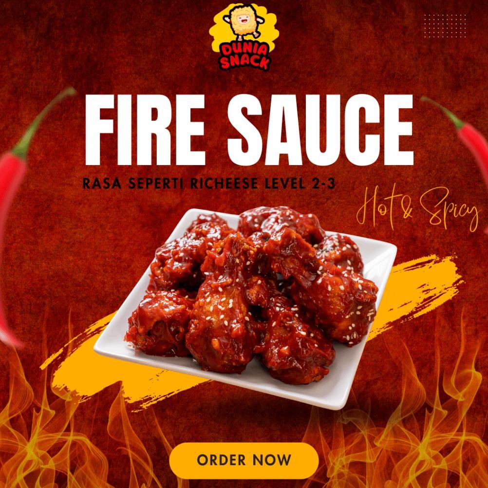 

Fire Chicken Sauce Ala Richeese Factory Pedas BBQ