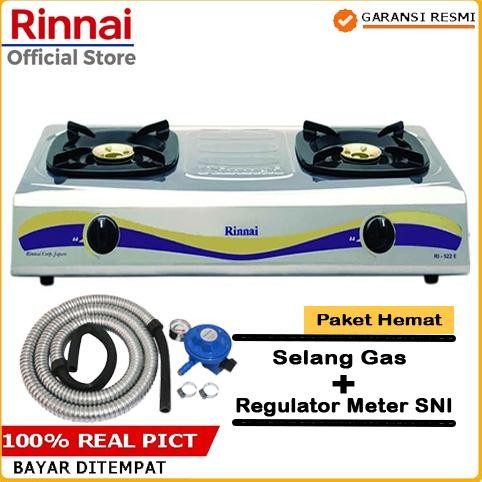 Terlaris Rinnai Kompor 2 Tungku Ri-522 E / Kompor Rinnai 2 Tungku Ri-522E Ri 522 E