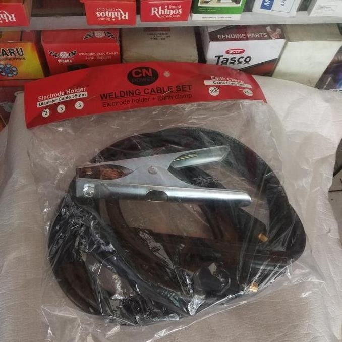 Paket Set Tang Las & Tang Masa & Kabel 2 Meter Stang Las Listrik