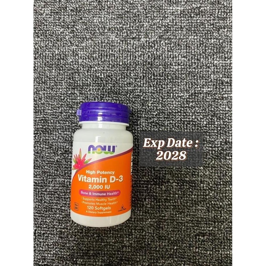 NOW VITAMIN D3 K2 5000 10000 IU ORIGINAL USA HALAL FDA | HAKU VITAMIN