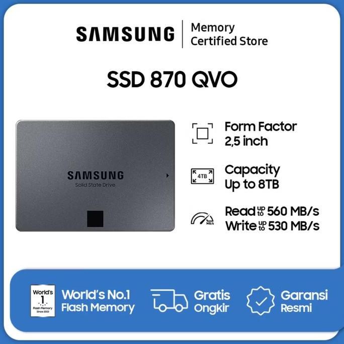 HARGA DISC - Samsung SSD 870 QVO SATA 2.5 inch 8TB