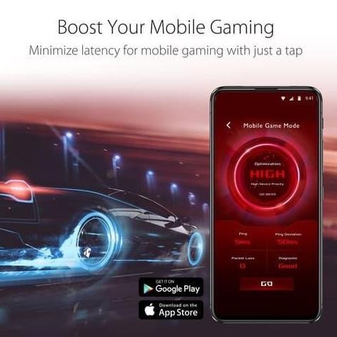 Asus Rt-Ax86U Ax86U Ax5700 Wireless Mesh Gaming Router Aimesh New Stok