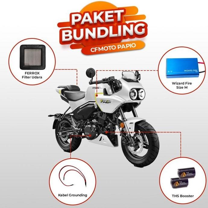 

Promo Paket Bundling CFMOTO PAPIO 125 COD
