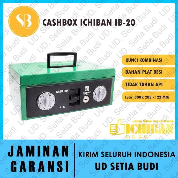 NEW Cashbox Ichiban IB-20 Brankas Simpan Uang