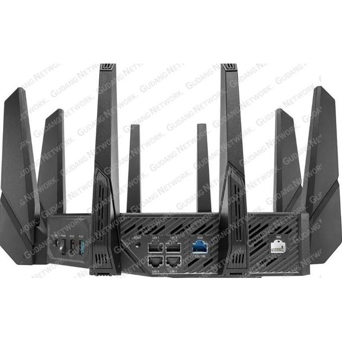 Asus Rog Rapture Gt-Ax11000 Pro Tri-Band Wifi 6 Gaming Router Ax11000 New Stok