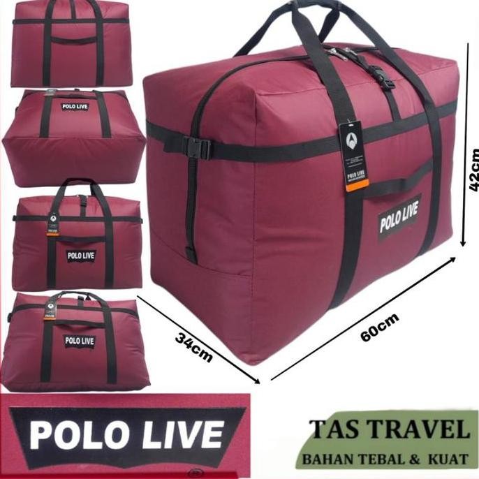 TAS PAKAIAN JUMBO TAS TRAVEL JUMBO POLO LIVE 100% ORIGINAL PRODUCT