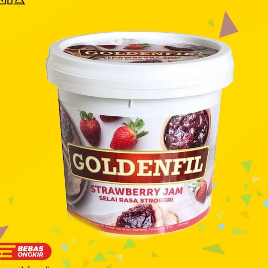 

Goldenfil Strawberry Jam Selai 1Kg
