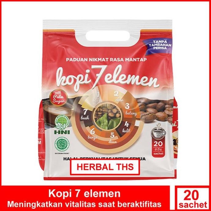 

Kopi 7 Elemen Coffee Sevel Herbal Paduan Nikmat Rasa Mantap Hni Hpai Kualitas Terbaik Harga Termurah