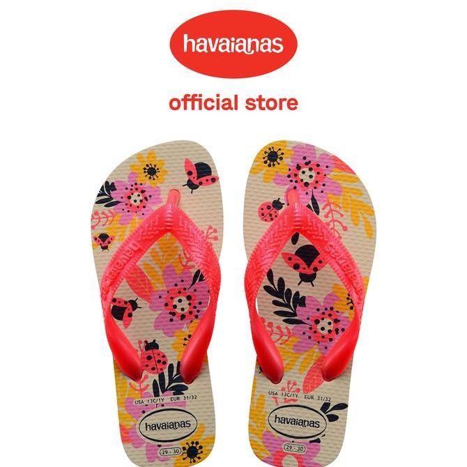 Havaianas 0121 Top Flores - Beige - Sandal Anak