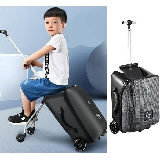 KOPER STROLLER LAZY ANAK LUGGAGE 2 IN 1 KOPER DUDUK ANAK QBOX Q-BOX