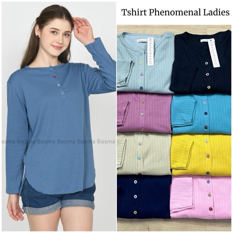 Phenomenal Kaos Penomenal Polos Wanita Kaos Fenomenal Lengan Panjang Phenomenal Busui Phenomenal Ori