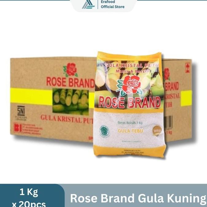 

ROSE BRAND GULA PASIR KUNING 1 Kg - 1 Karton @20pcs GS