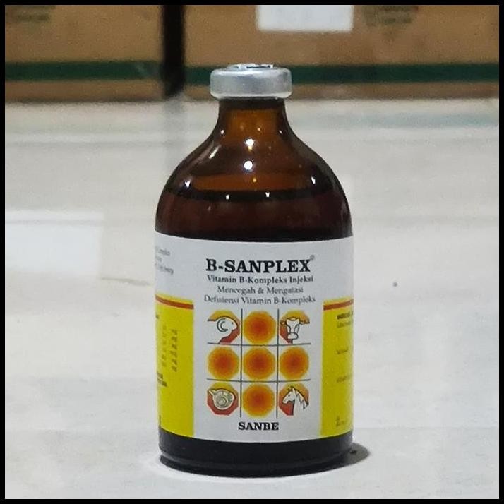 B Sanplex Vitamin B Kompleks Hewan 100 ML