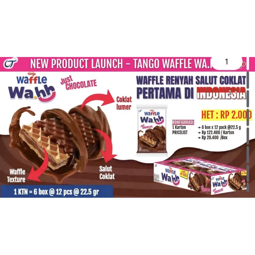 

tango waffle hh just coklat