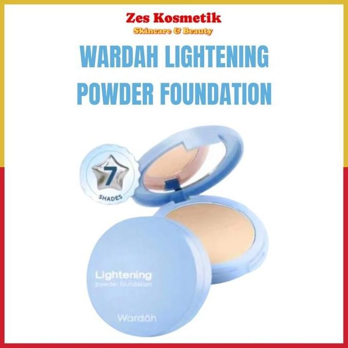 SIAP KIRIM WARDAH LIGHTENING POWDER FOUNDATION - BEDAK PADAT OIL CONTROL UNTUK KULIT KERING & BERMIN