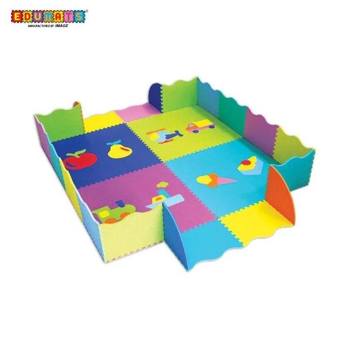 IMAGE TOYS edumat karpet matras evamat puzzle tikar Gambar Playmats Set Besar