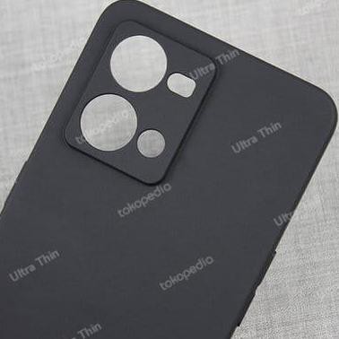 CASING MACARON BLACK MATTE SOFT CASE OPPO RENO7 RENO 7 4G 2020