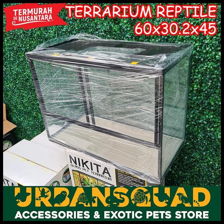 TERRARIUM NIKITA M 39.5x25x35.7CM SULCATA ALDABRA REDFOOT IGUANA BP BD