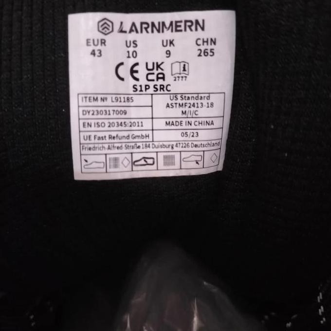 new  safety shoes larnmern