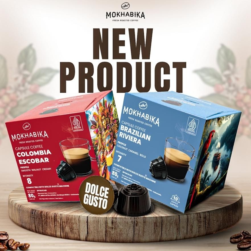 

Mokhabika Limited Dolce Gusto Compatible Coffee Capsule Kopi Kapsul