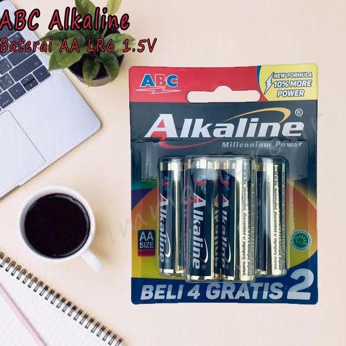 Baterai Alkaline / Baterai AA / LR6 1.5V / 6pcs murah