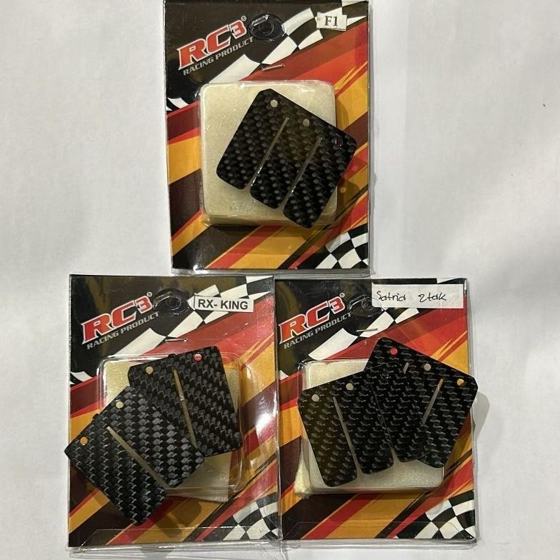 [READY] Lidah membran karbon Orinal 100% RC3 racing yamaha fizr satria 120 rxk rx king f1zr force1 f