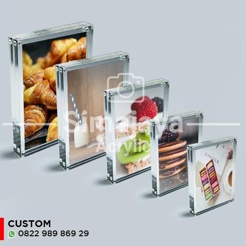 ready stock  frame magnet acrylic 5R