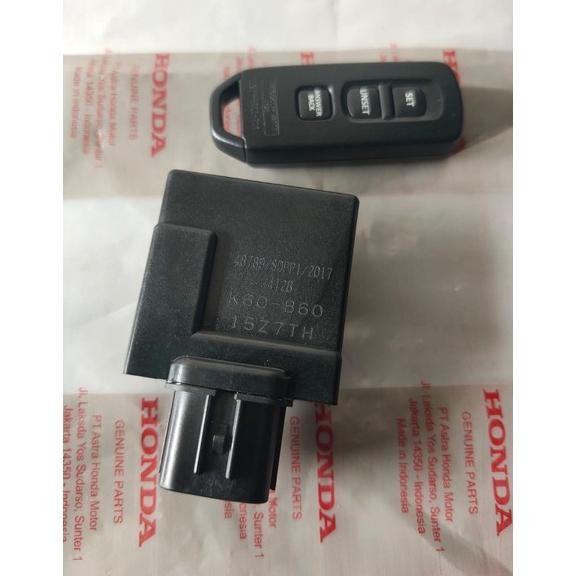 Remot dan Modul scu Answer back kunci kontak non keyless original honda fi new vario 125 K60 esp iss