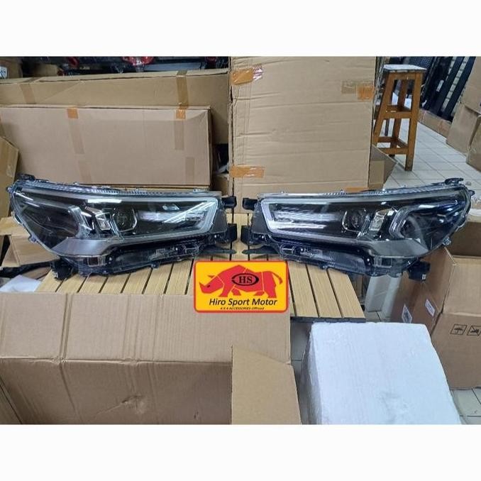 ready Lampu head lamp LED hilux revo model GR
