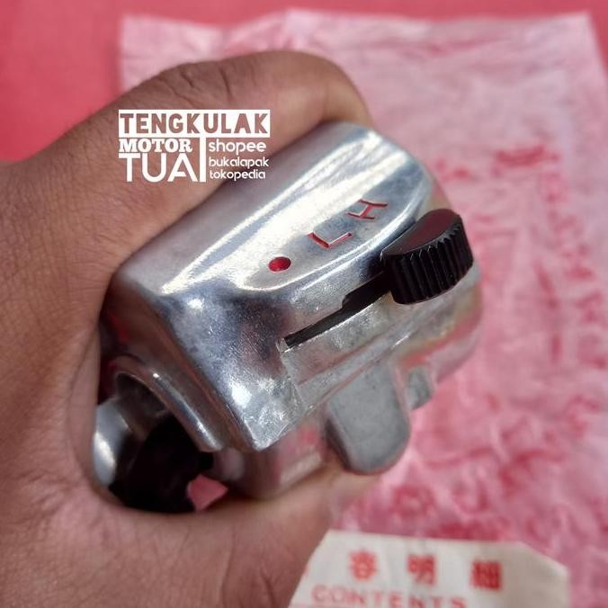 baru saklar holder kanan rem gas luar original cb100 cb125 cg125 cg110