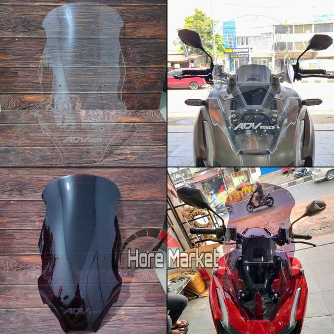 VISOR ADV 150 PANJANG TINGGI WINDSHIELD ADV 150 MODEL TINGGI murah