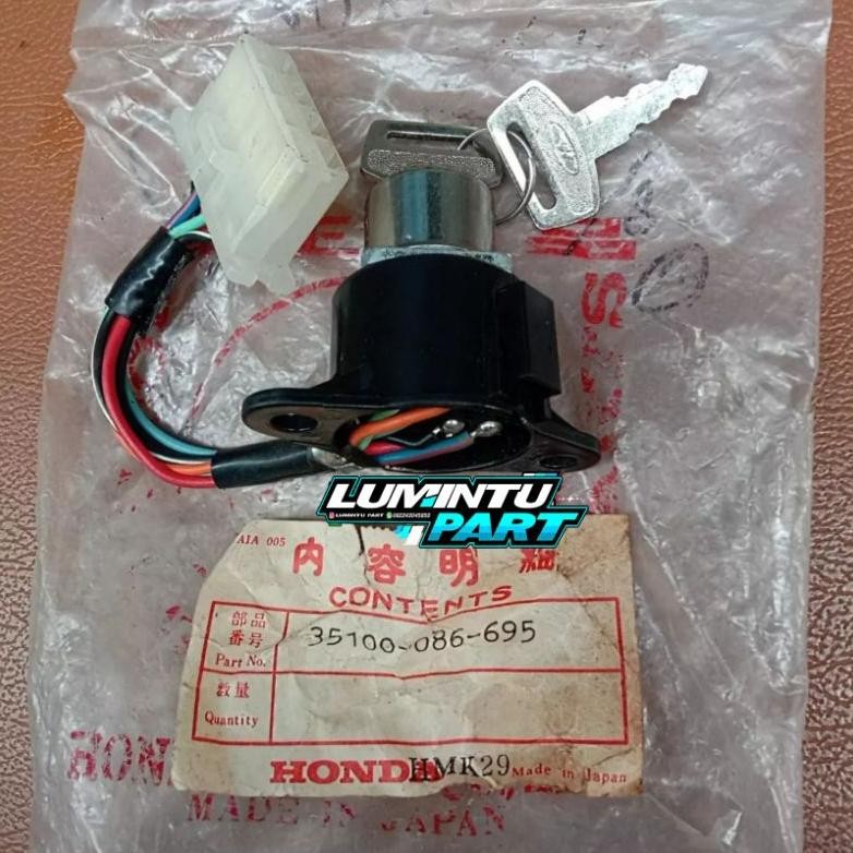 Kunci kontak C70 dobel starter original baru kontak C70 ori dobel starter kabel 7