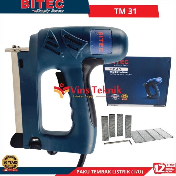 

Promo Mesin Paku Tembak Listrik Tacker TM 31 Bitec TM31 COD