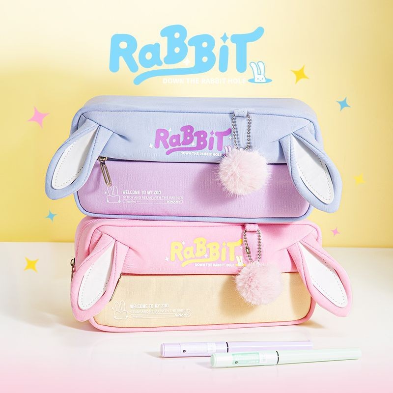 

Kotak Pensil Kapasitas Besar Gaya Korea untuk Siswa Sekolah Dasar Jindeli/Kotak pensil untuk anak perempuan/Kotak Pensil Kelinci