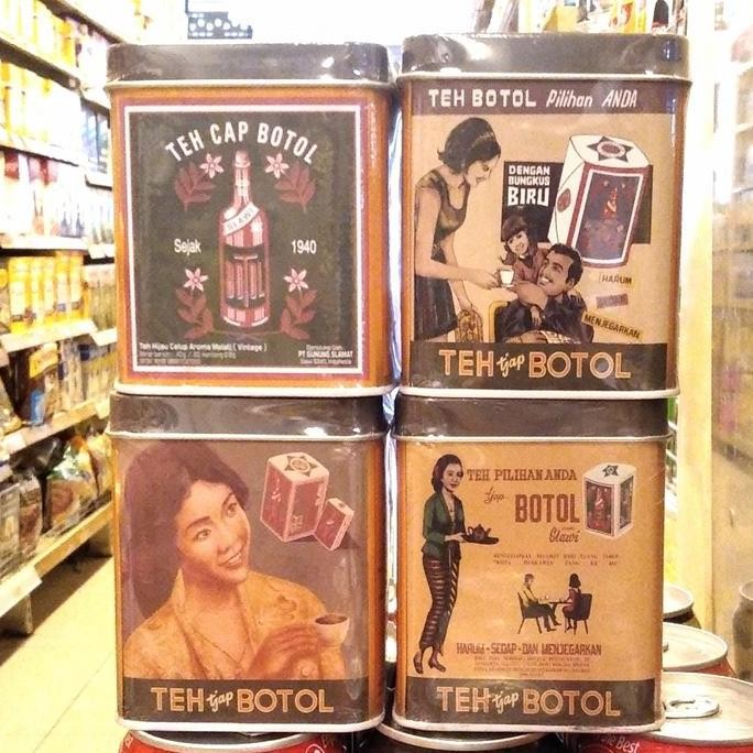 

Super Murah!, Teh Cap Botol Celup Vintage Kaleng 20X2Gr (40Gr)