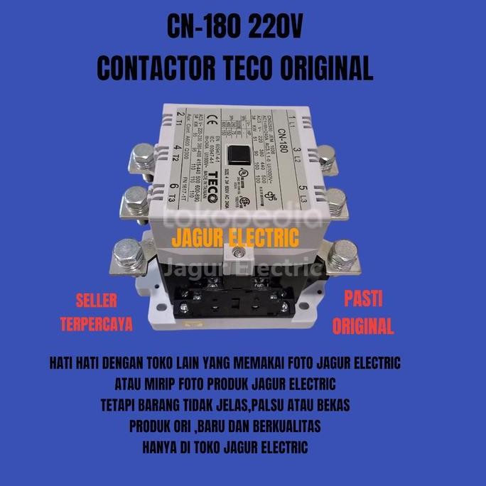 Cn-180 220Vac Magnetic Contactor Teco Original