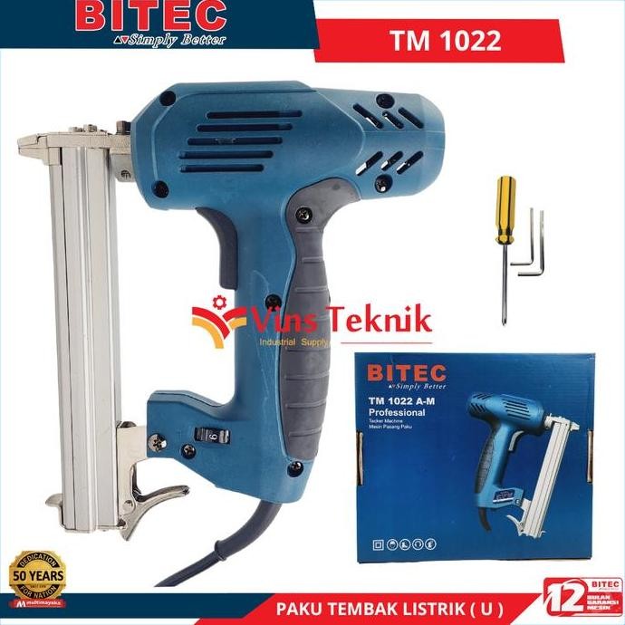 

Promo Staples Listrik Model U Electric Stapler TM102A-M BITEC TM 1022 A-M COD