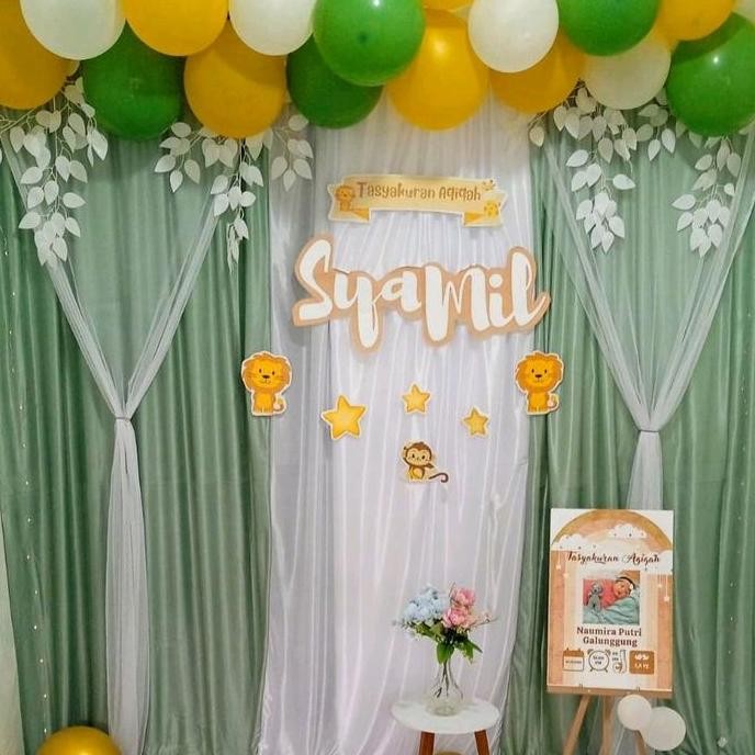 Paket Dekorasi Aqiqah Tedak Siten Khitan