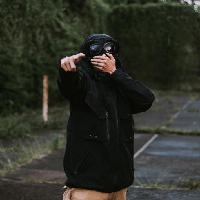 Jaket Pria Troublemaker Goggle Black Mutant