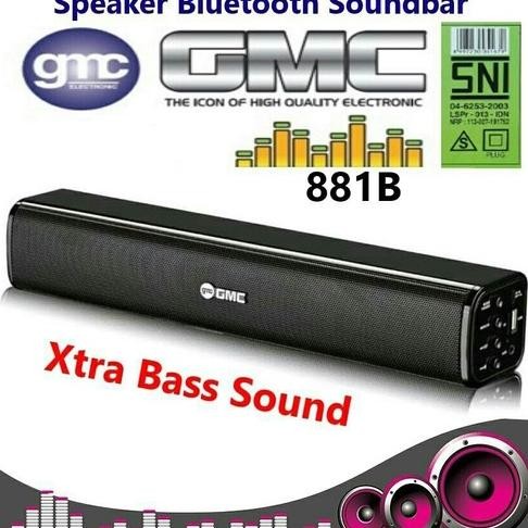 Hot Speaker Bluetooth Gmc 881B Super Bass Fm Radio 25W Garansi Resmi - Promo Ic-98