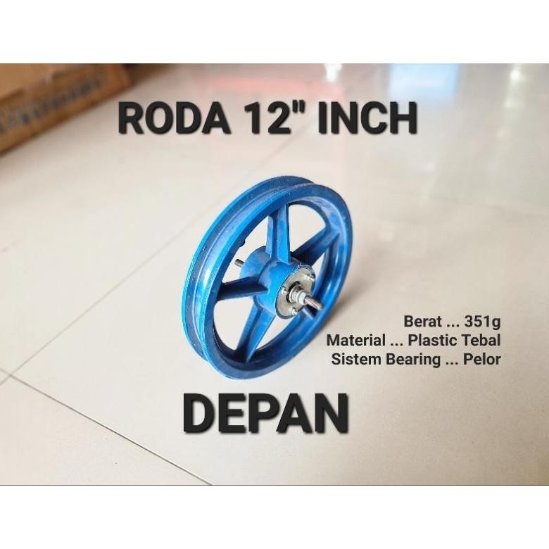 Kuke Roda Velg Sepeda Anak Velk Mini Bmx 12 Inch Model Palang Racing Samping Un-140