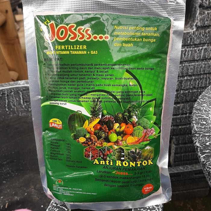 SEDIA!! Pupuk Bunga dan Buah Joss Anti Rontok
