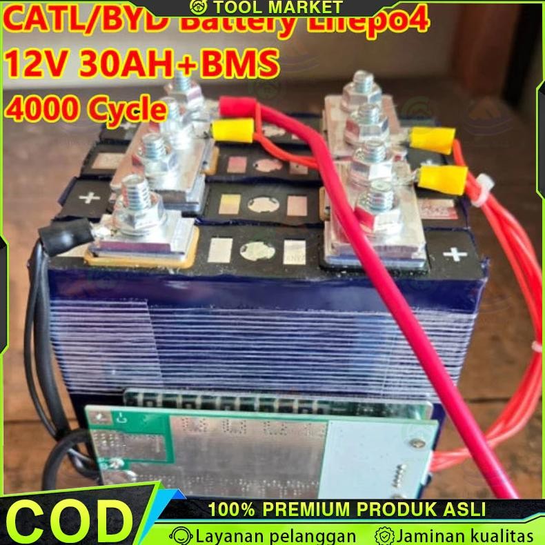NEW 100% Baterai Baru 2025 CATL/BYD Battery Lifepo4 12v 120ah/100AH Battery Lifepo4 12v 120ah 100ah 