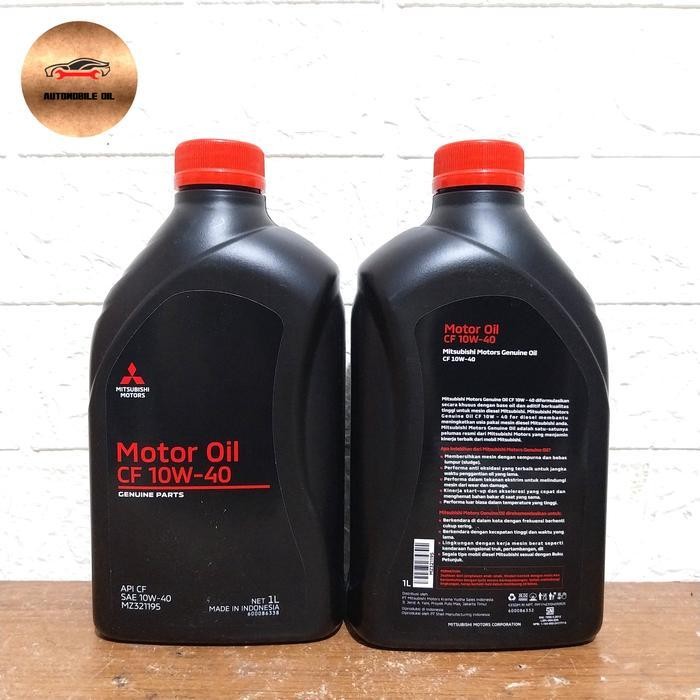 Oli Mesin 10W-40 1L Mitsubishi Untuk Mobil Pajero Sport/ L300-Original Mitsubishi