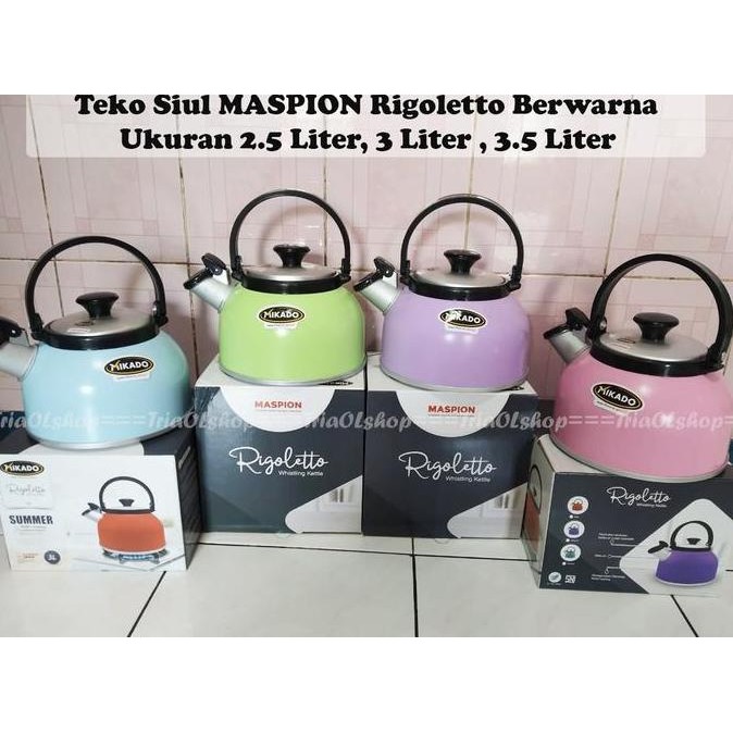 Sale Maspion Teko Siul 2.5 Liter, 3 Liter, 3.5 Liter, 5 Liter / Teko Siul